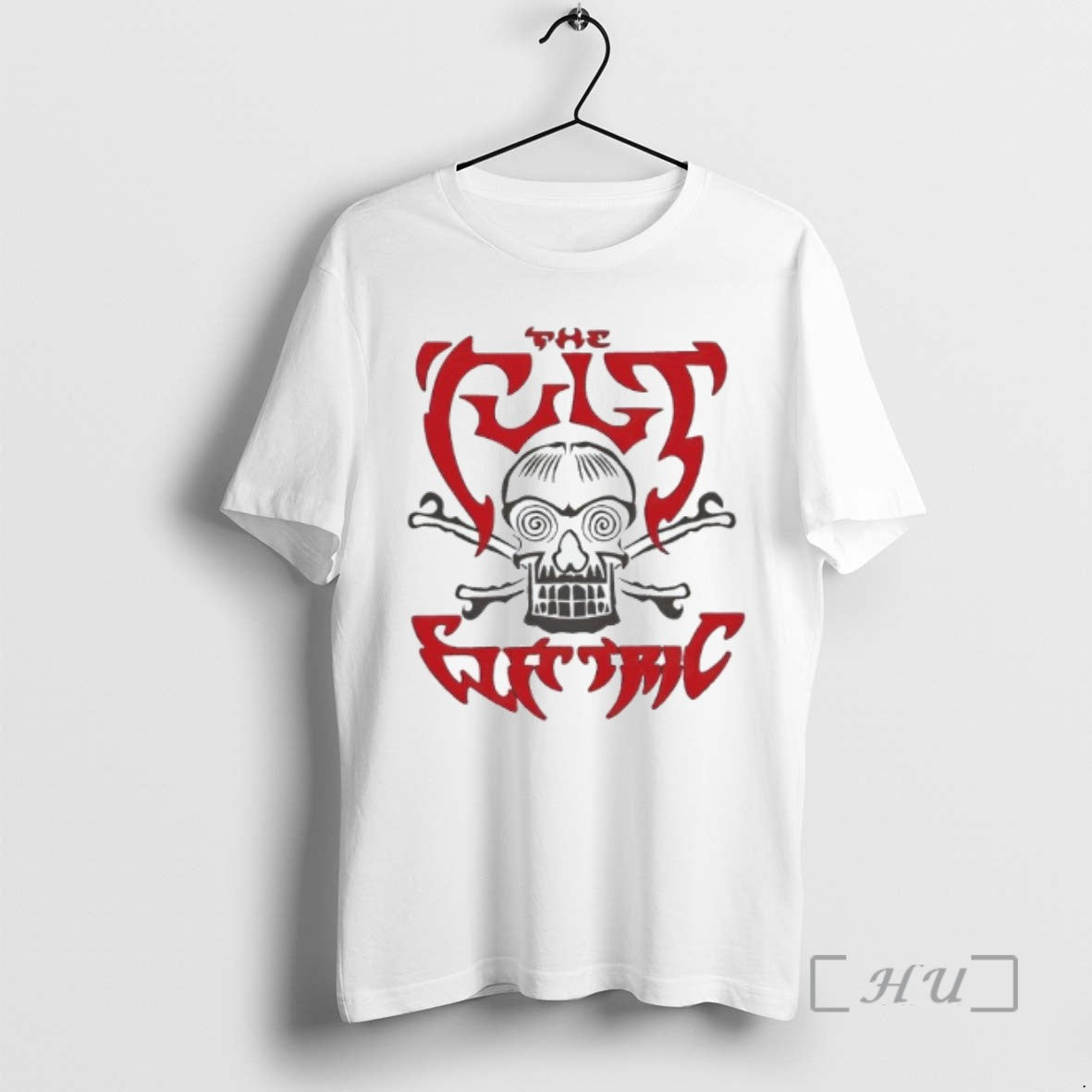 New The Cult Apparel Electric Skull Tee Sweater