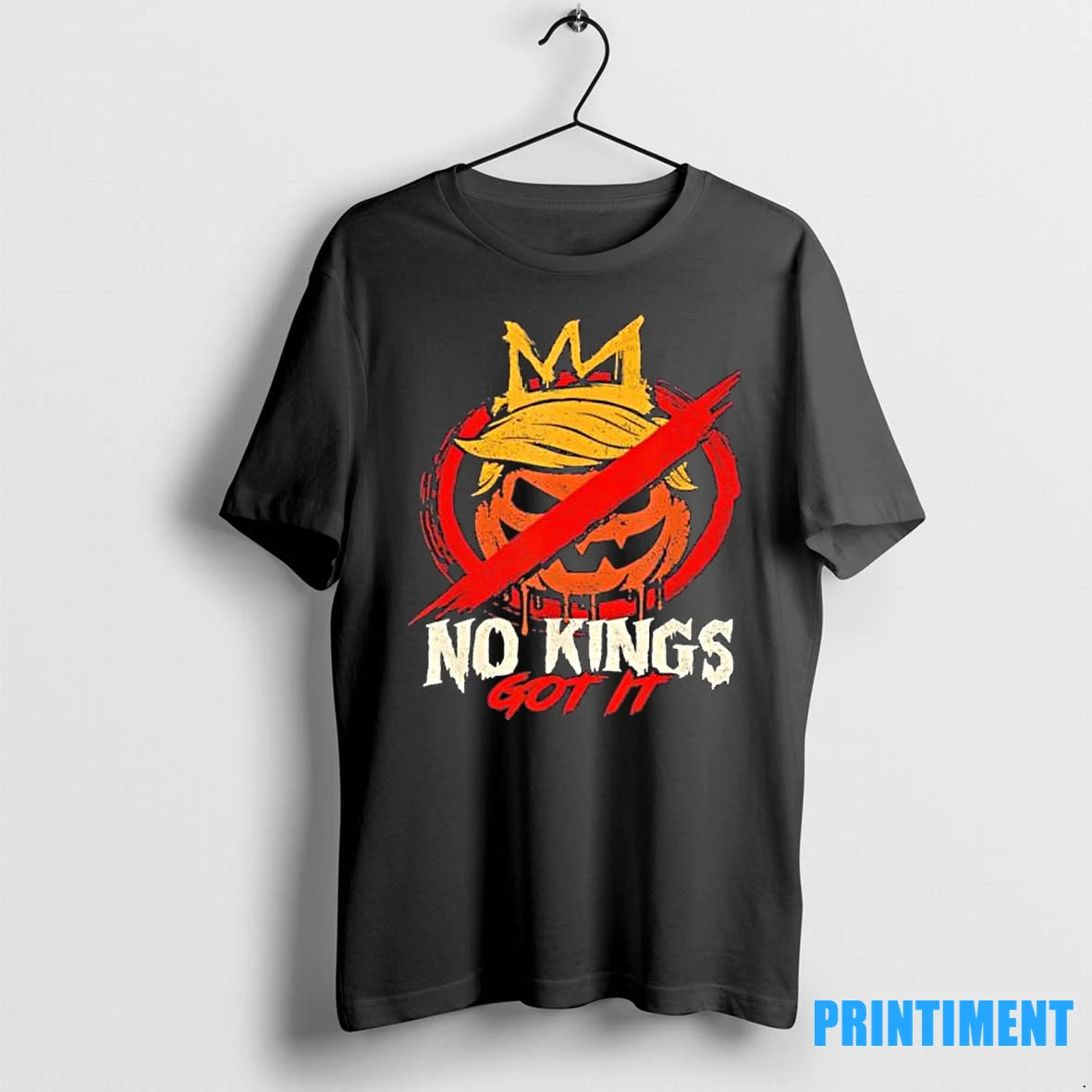 No Kings Got It Halloween Trumpkin Tshirts Sweater