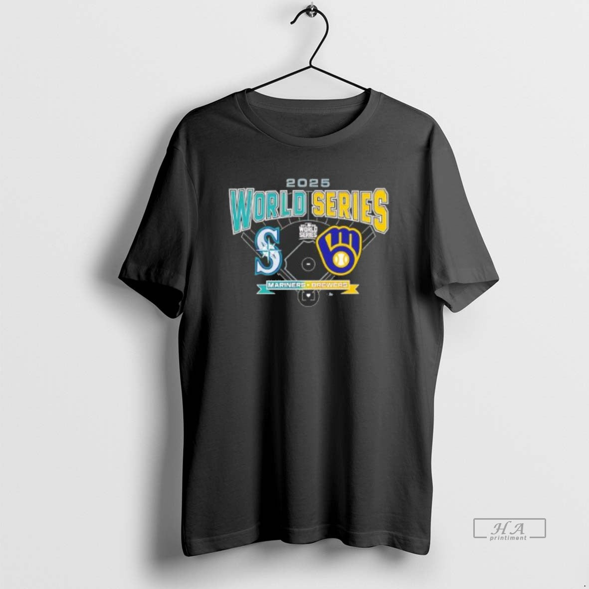 Official 2025 Mlb World Series Seattle Mariners Vs Milwaukee Brewers Baseball Change Up