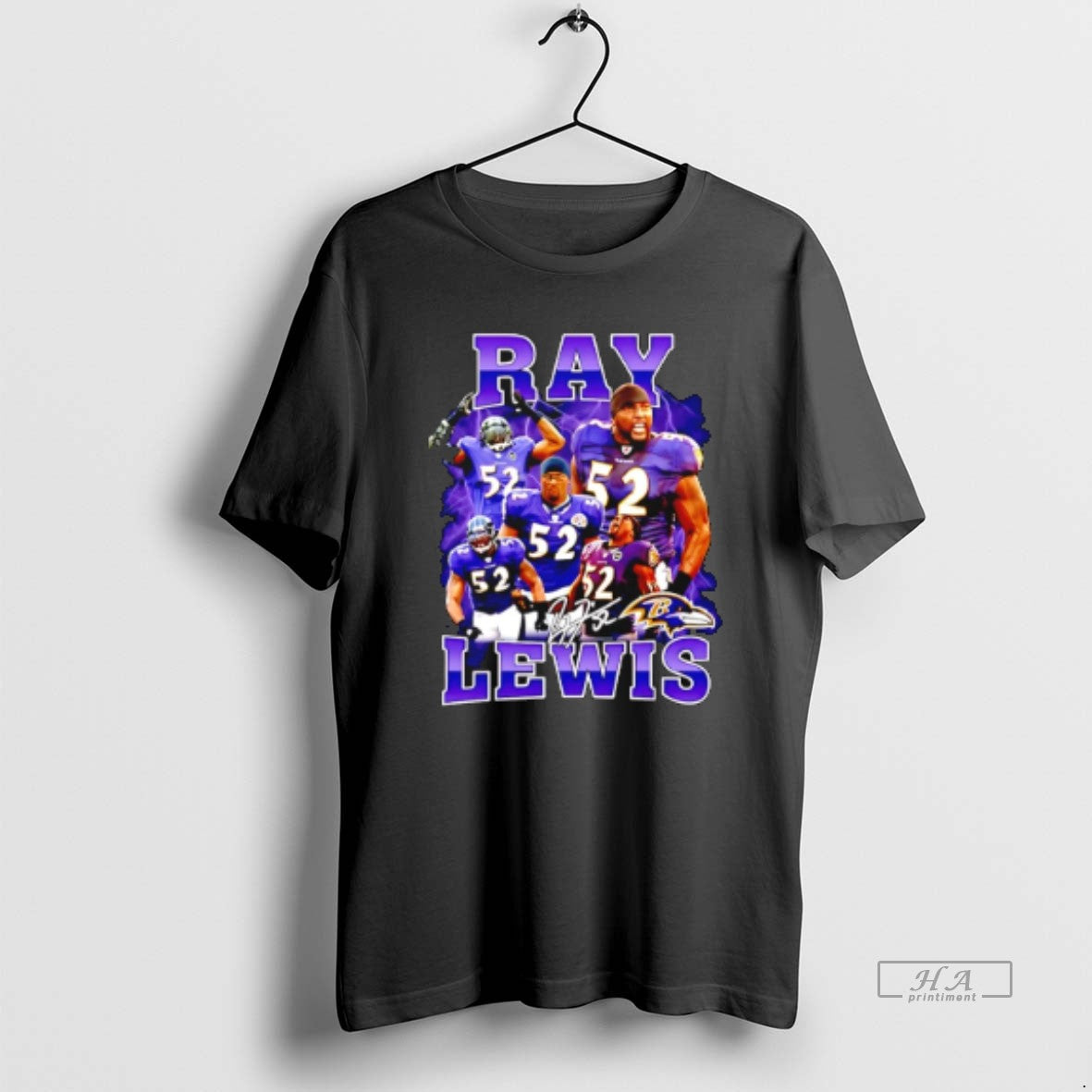 Official Baltimore Ravens Ray Lewis Picture Collage Signature