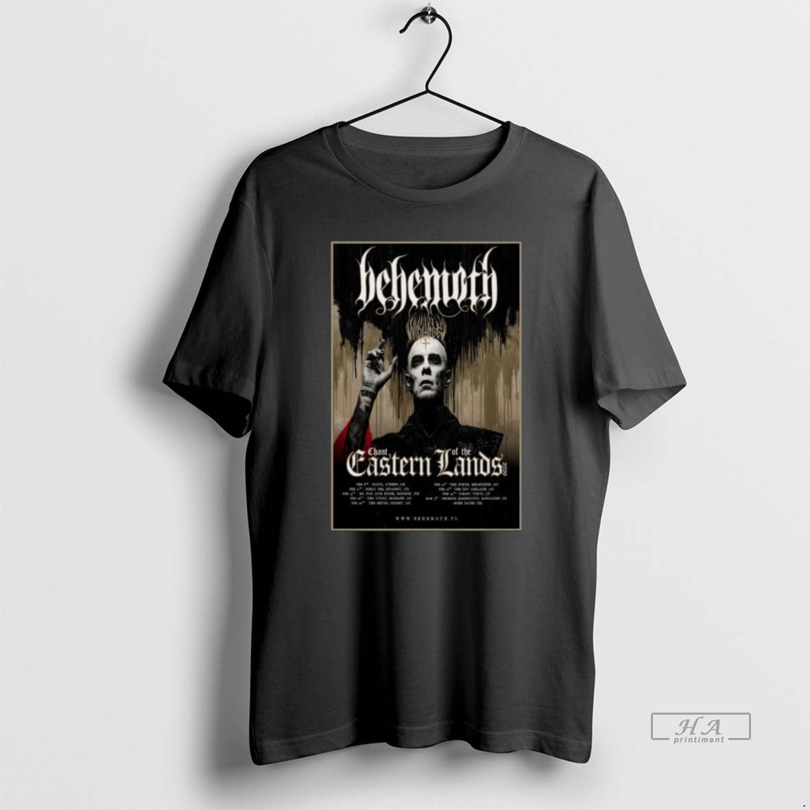 Official Behemoth Chant Of The Eastern Lands Tour 2026 Long Sleve