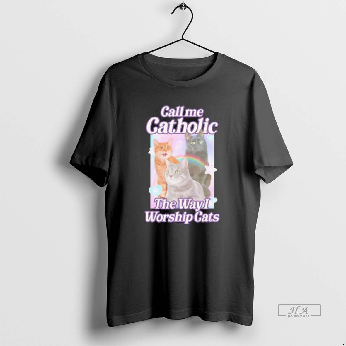 Official Call Me Catholic The Way I Worship Cats