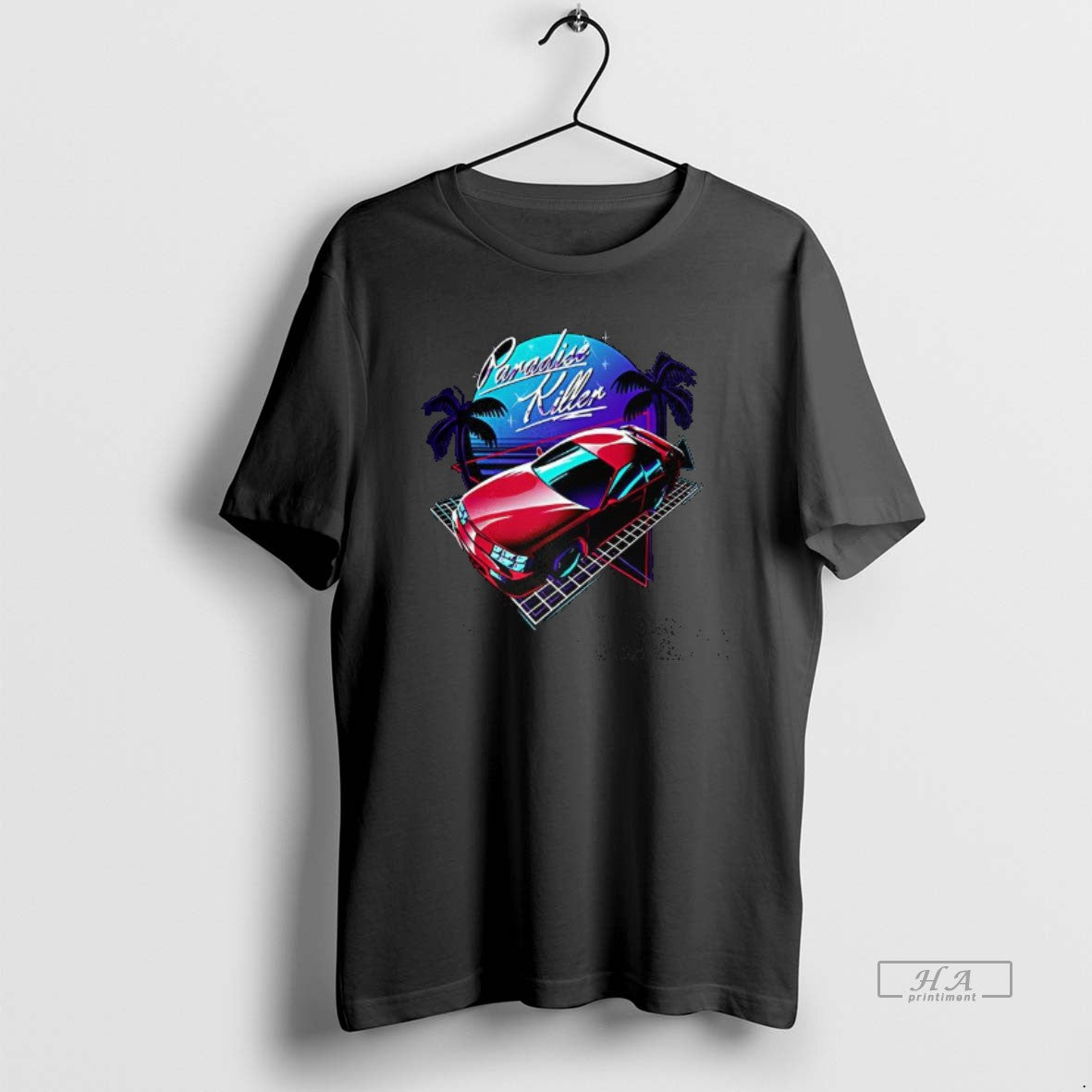 Official Car And Beach Paradise Killer Synthwave Style Vintage