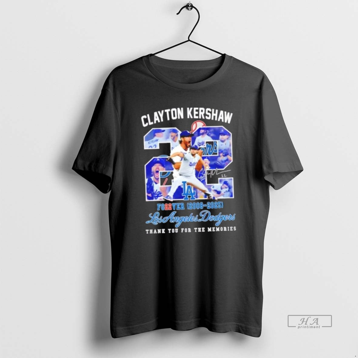 Official Clayton Kershaw Los Angeles Dodgers Forever 22 2008 2025 Thank You For The Memories