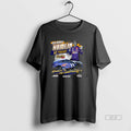 Official Denny Hamlin Checkered Flag Sports 2025 South Point 400 Race Winner Signature