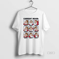 Official Dwarfs Current Mood Always Grumpy Mens White Tee