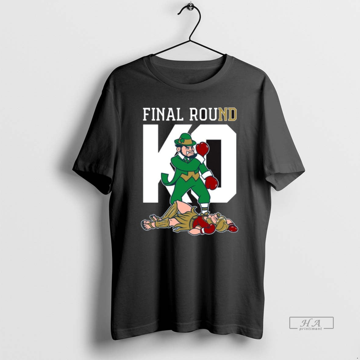 Official Final Round Ko Notre Dame Fighting Irish Defeats Trojans Mascot