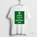 Official Frog Keep Calm And Protest On