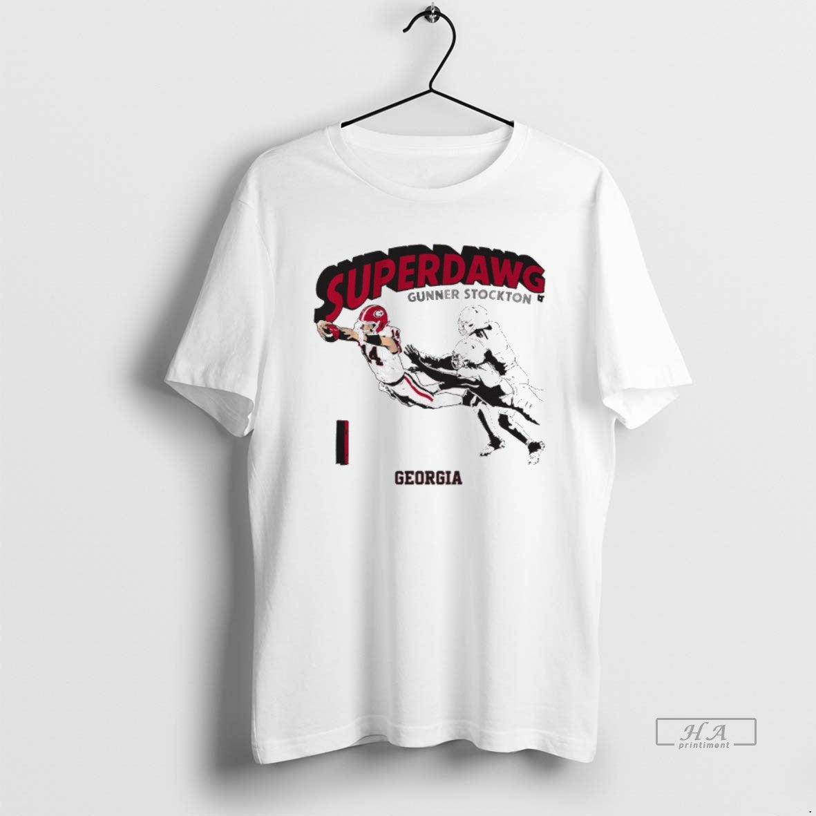 Official Georgia Bulldogs Football Ncaa Superdawg Super Gunner Stockton