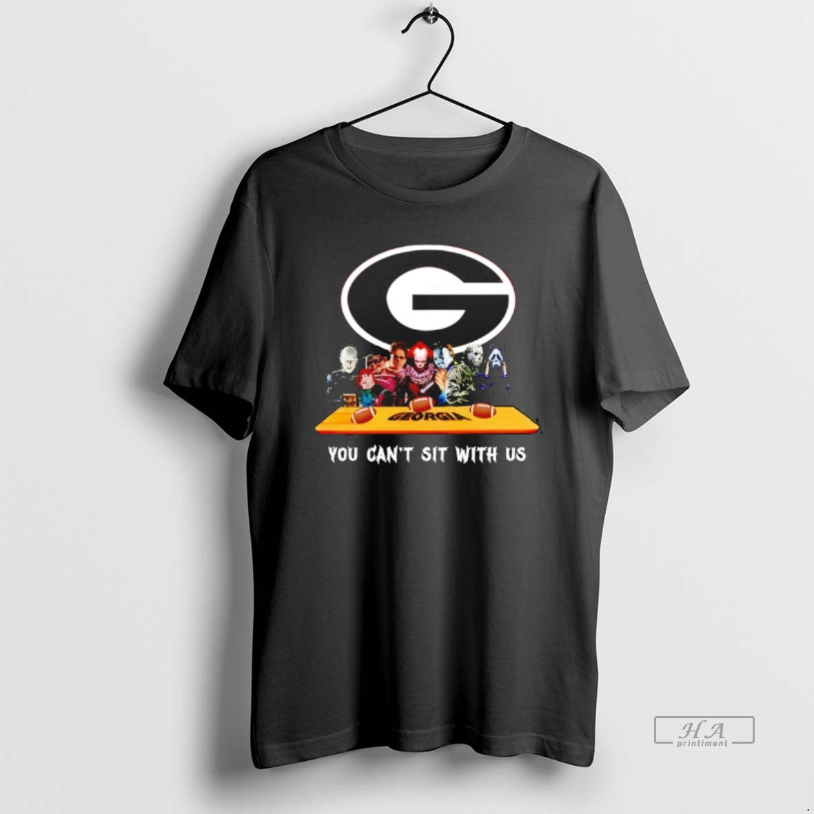 Official Georgia Bulldogs Horror Movie Characters You Cant Sit With Us Halloween