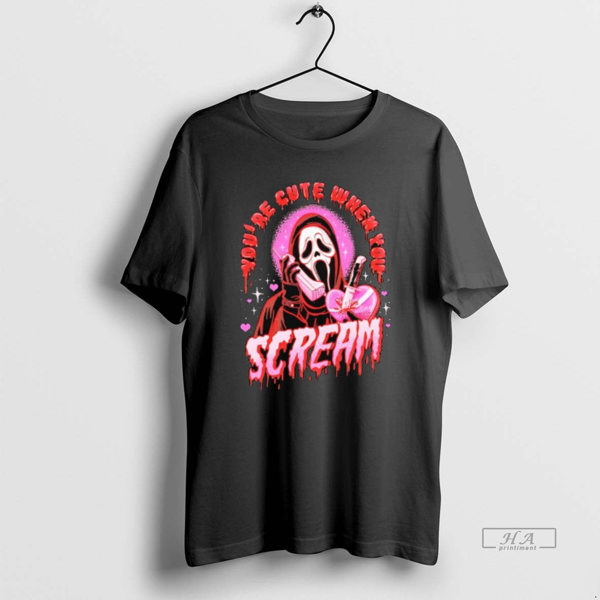 Official Ghostface Scream Horror Movie Youre Cute When You Scream