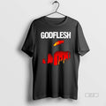 Official Godflesh Oil Refinery On Fire Brand Industrial Metal