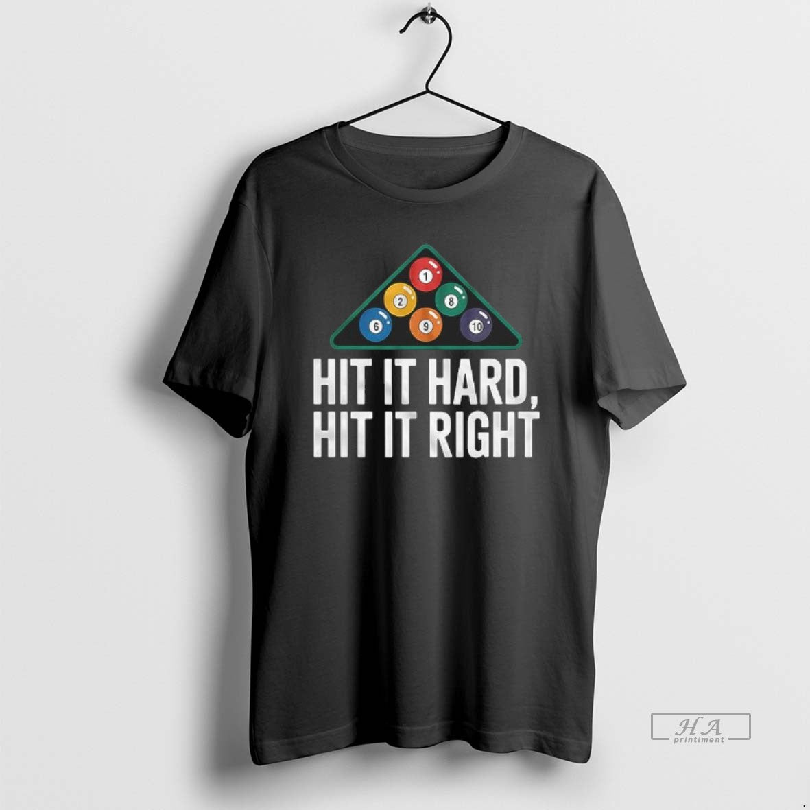 Official Hit It Hard Hit It Right Play Billiards