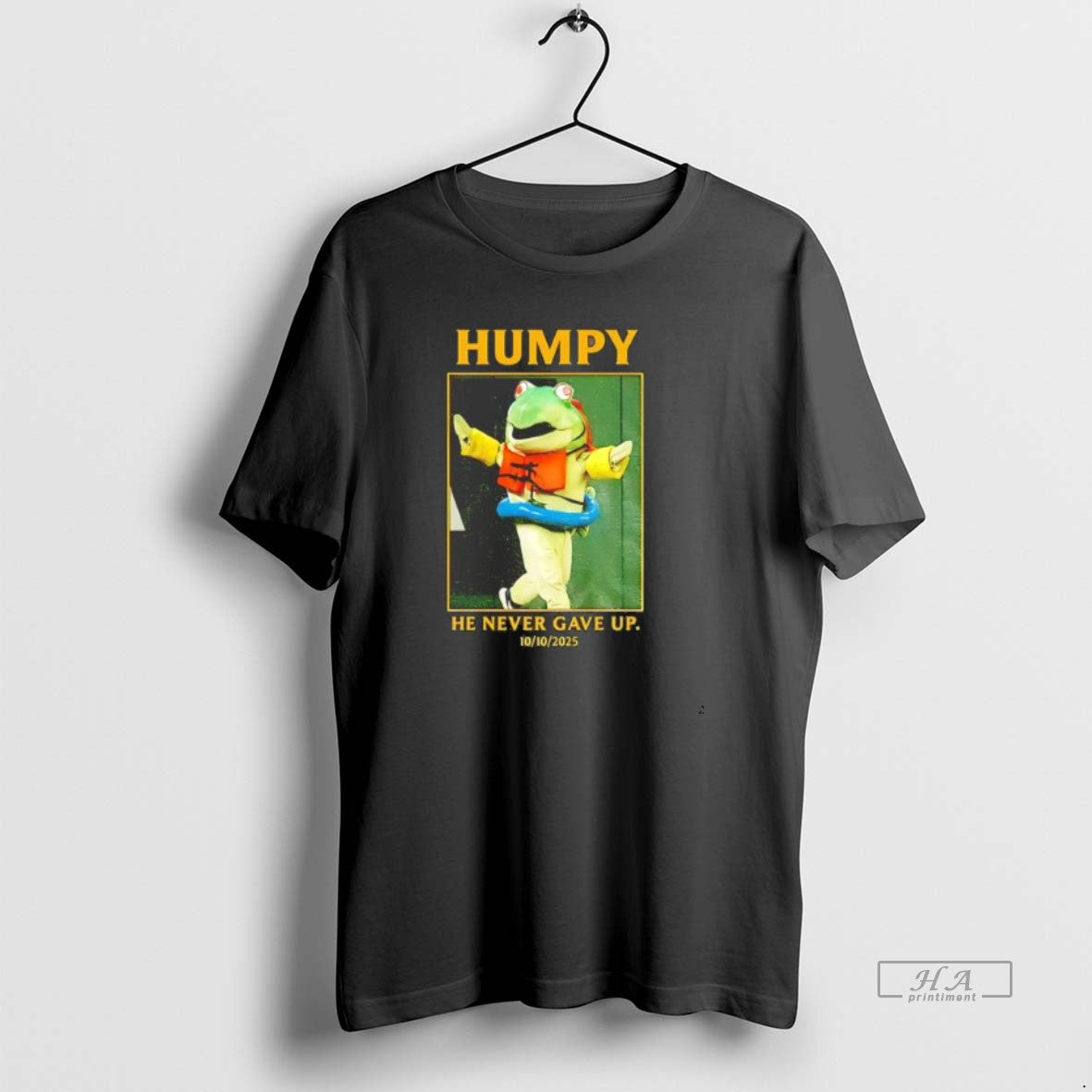 Official Humpy Salmon Seattle Mariners Mlb Baseball He Never Gave Up 2025