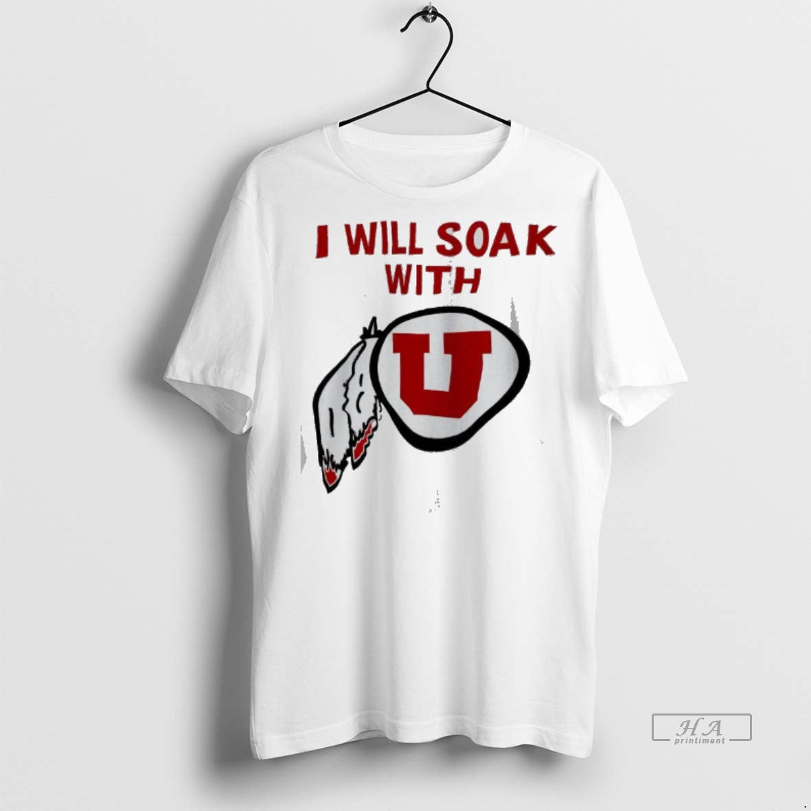 Official I Will Soak With Utah Utes Logo Shirt