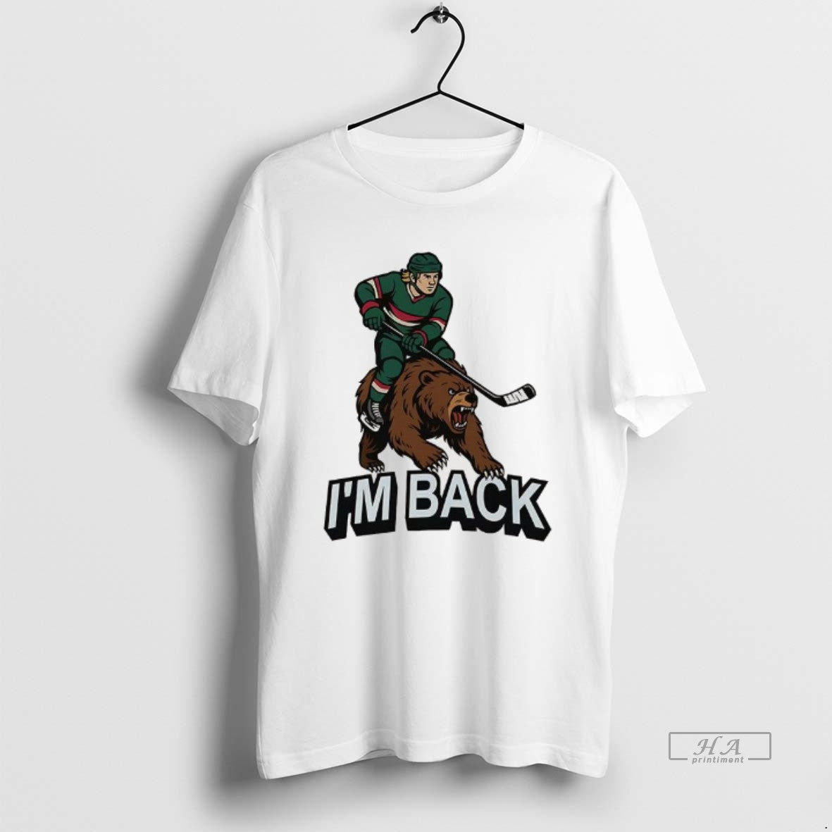 Official Im Back Minnesota Wild Nhl