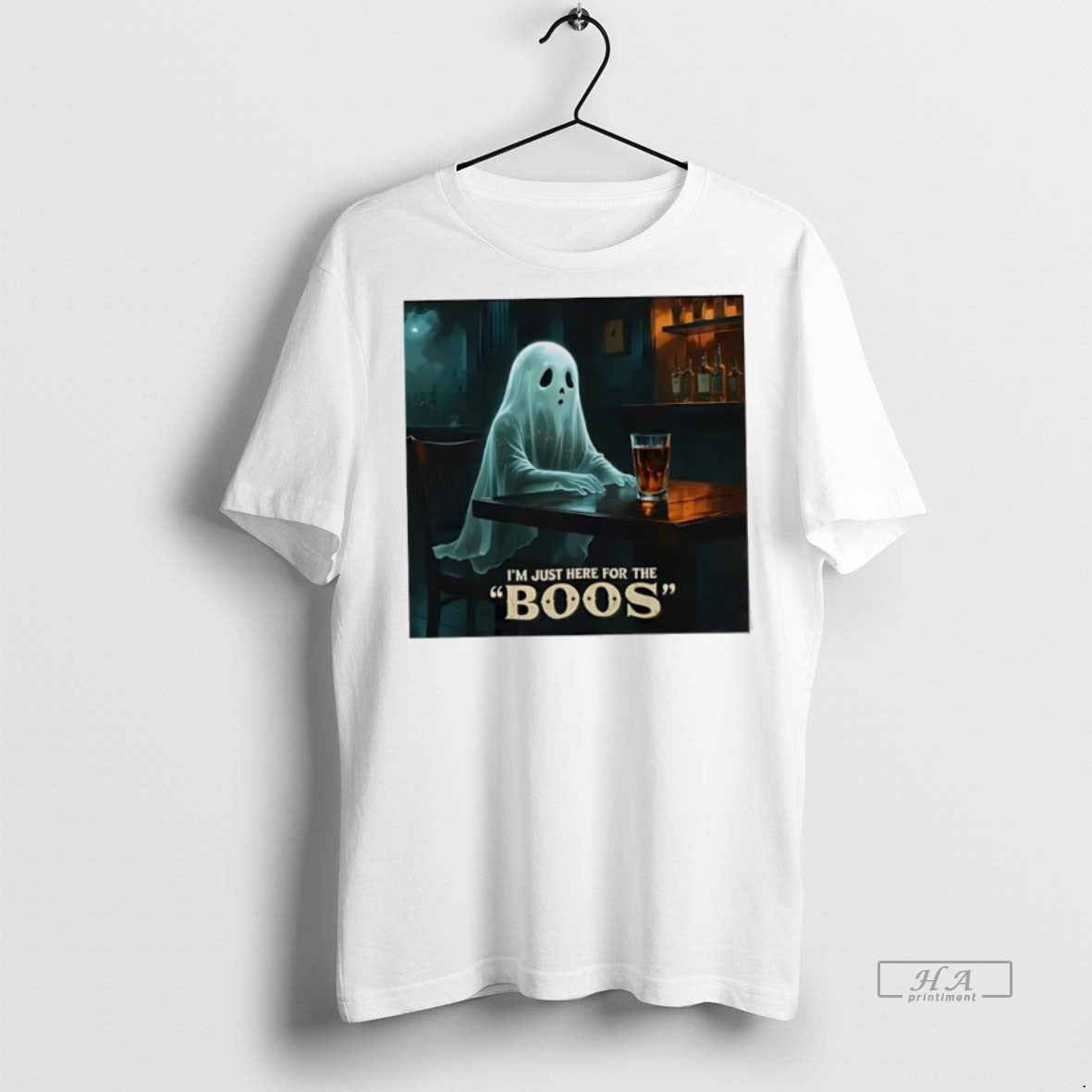 Official Im Just Here For The Boos Halloween 2025 Shirt