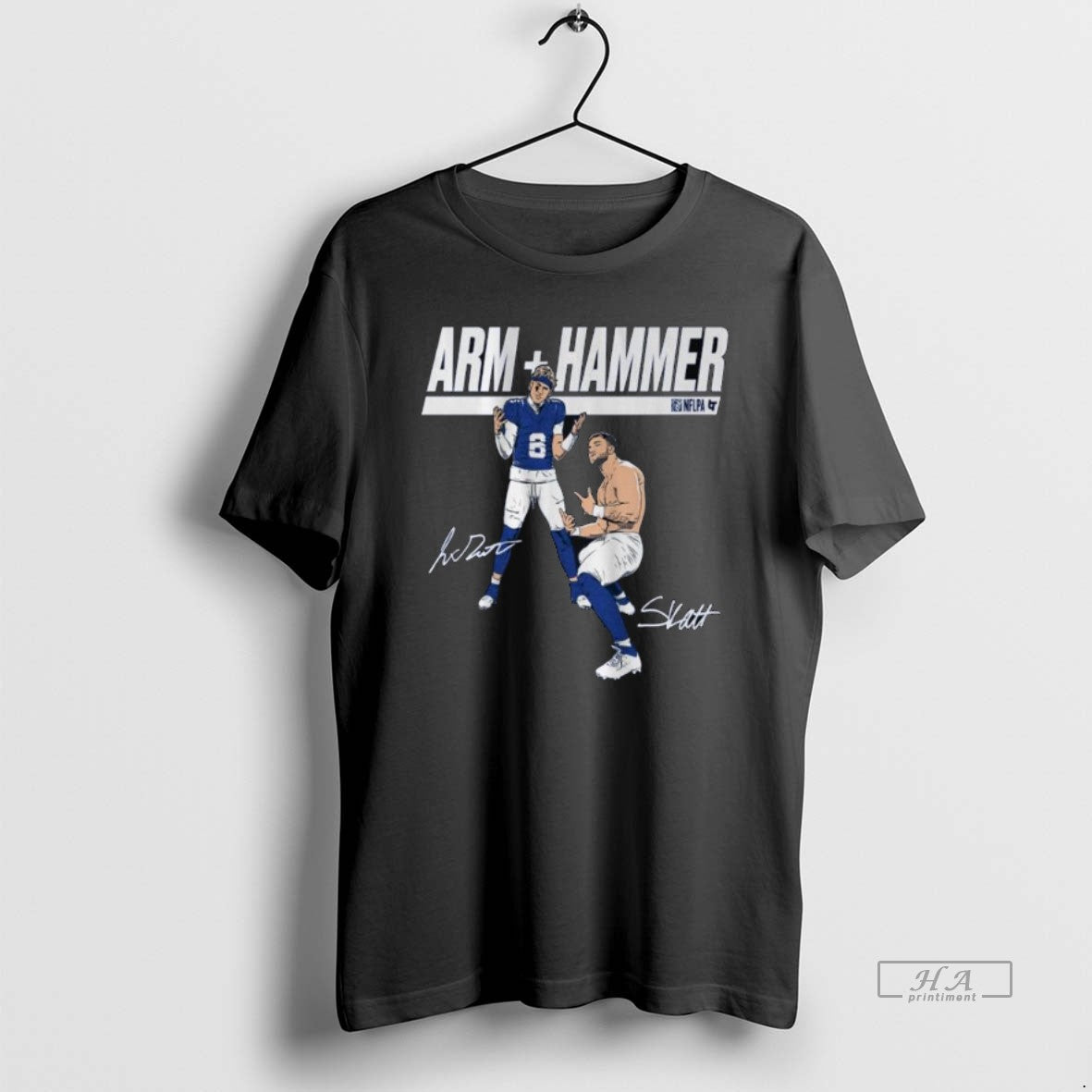 Official Jaxson Dart Cam Skattebo Arm Hammer Signatures Long Sleve