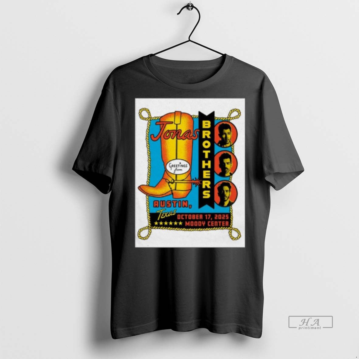 Official Jonas Brothers Moody Center In Austin Tx October 17 2025 Shirt