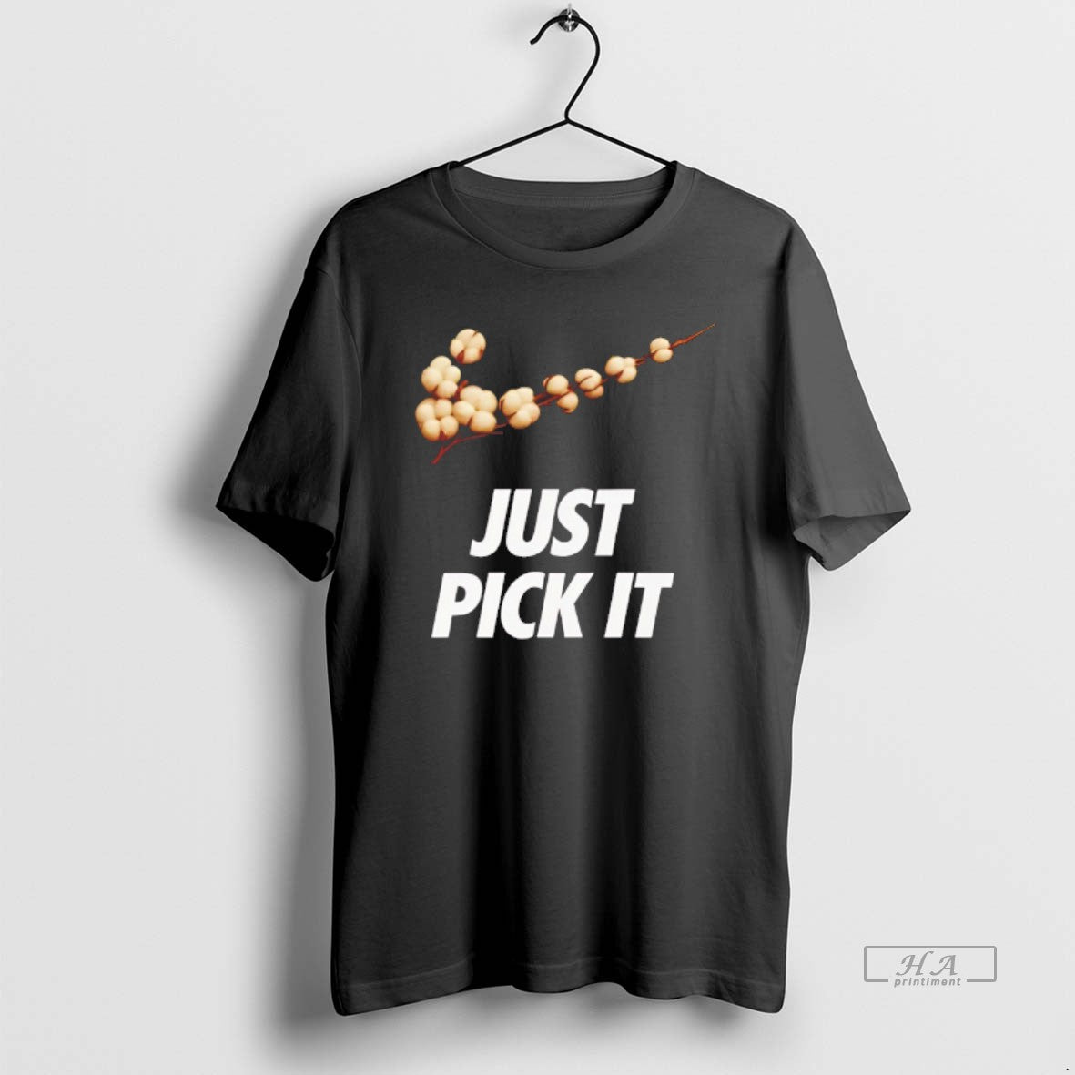Official Just Pick It Logo Funny