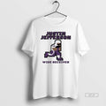 Official Justin Jefferson 18 Minnesota Vikings Wide Receiver Retro Baller