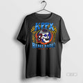 Official Kppx Rebel Radio Skull Movies Shirt