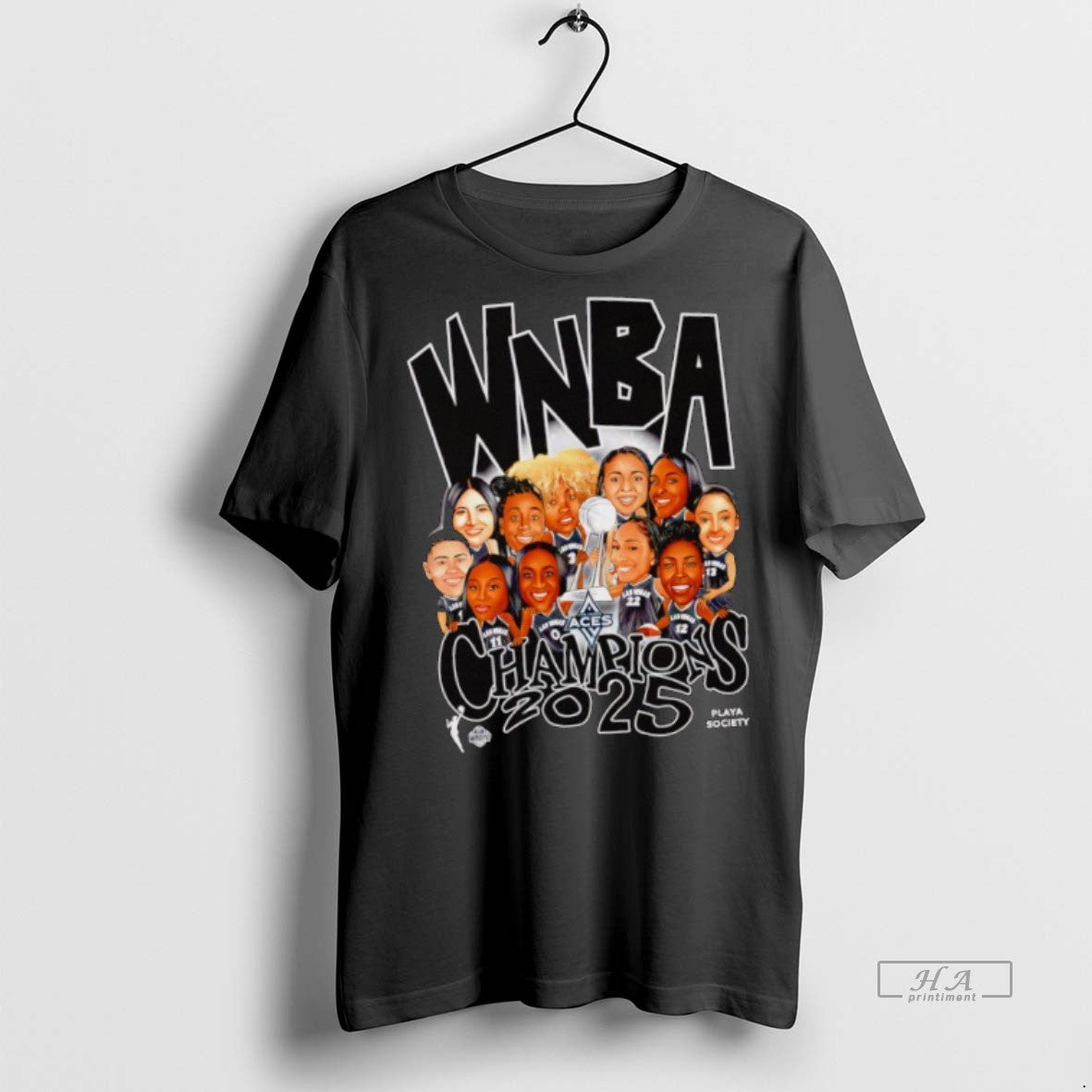 Official Las Vegas Aces Wnba Champions 2025 Roster Shirt