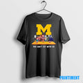 Official Michigan Wolverines Horror Movie Characters You Cant Sit With Us Halloween Tee Sweater