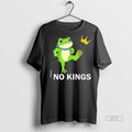Official No Kings Portland Frog Protest Cute Black Shirt