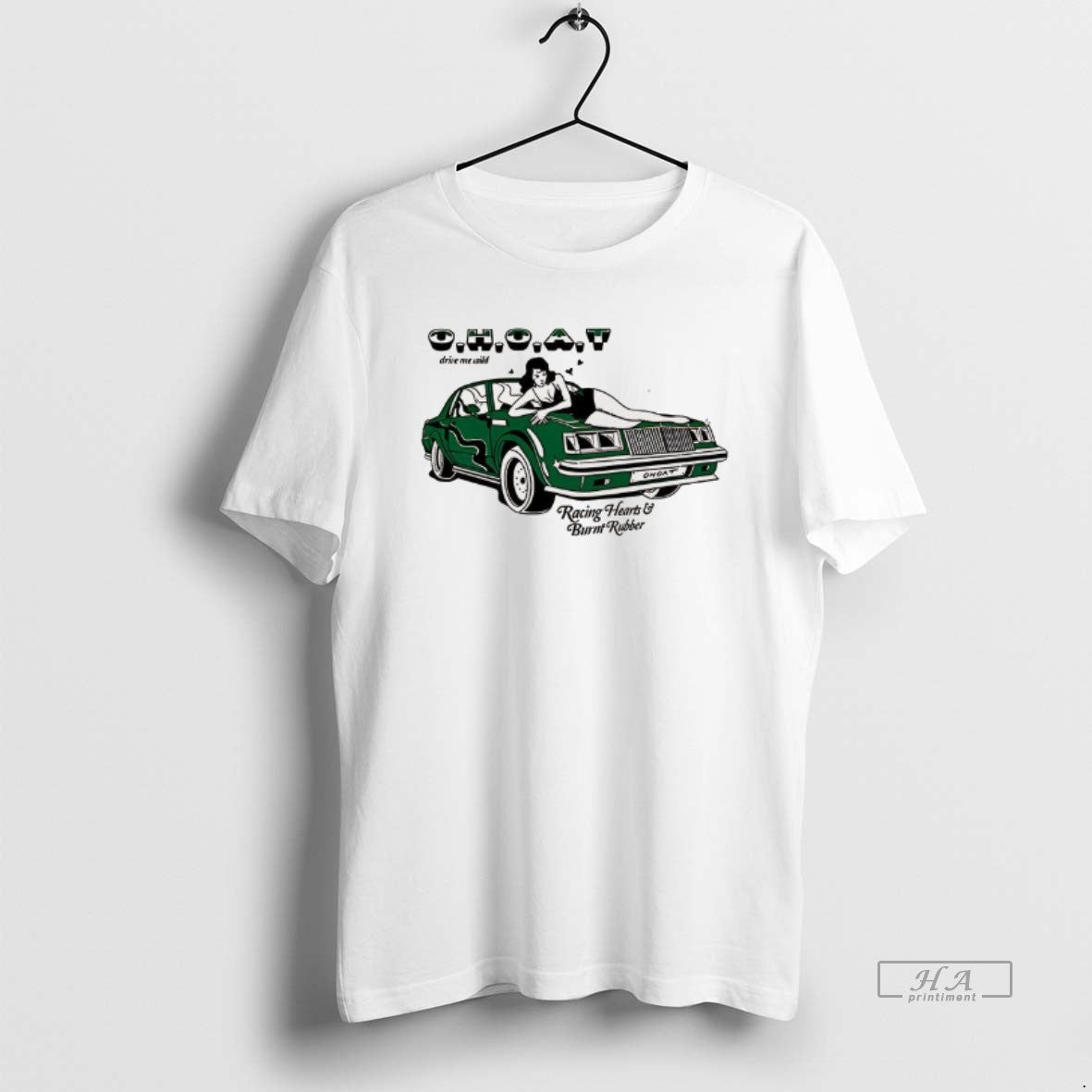 Official Ohoat Racing Heart And Burnt Rubber