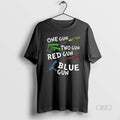 Official One Gun Two Gun Red Gun Blue Gun Long Sleve