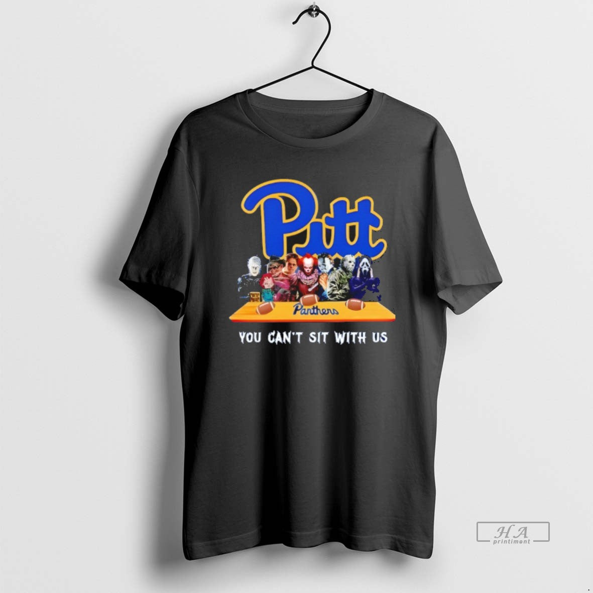 Official Pitt Panthers Horror Movie Characters You Cant Sit With Us Halloween