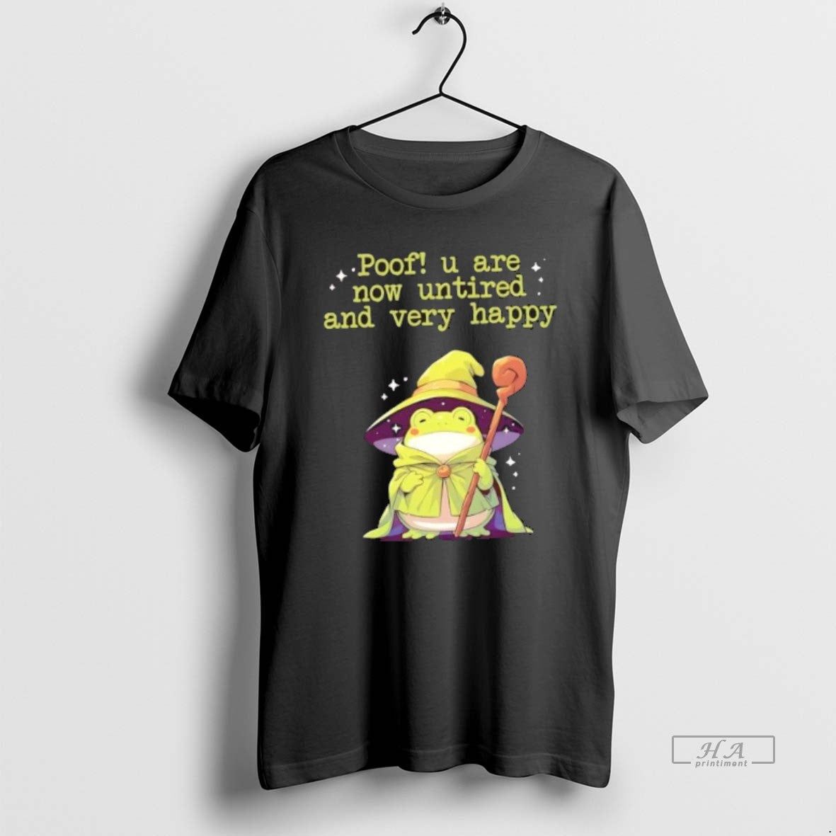 Official Poof You Are Now Untired And Very Happy Wizard Frog
