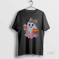 Official Rhinestones Ghost Spooky Boo Pumpkin Halloween