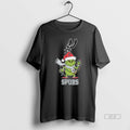 Official San Antonio Spurs X Grinch Santa Lights Christmas 2025 Long Sleve