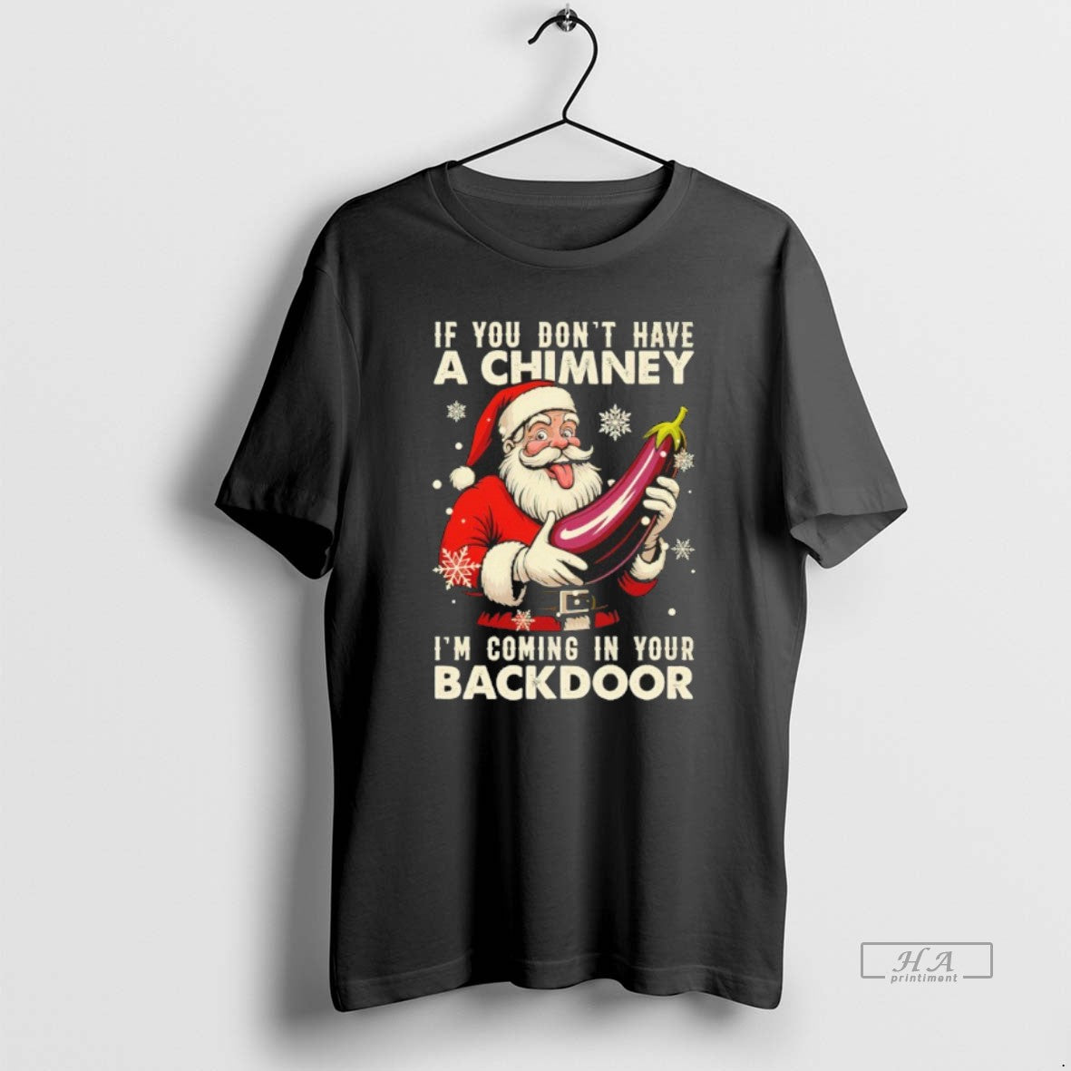 Official Santa Claus If You Dont Have A Chimney Im Coming In Your Backdoor