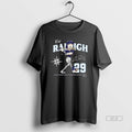 Official Seattle Mariners Cal Raleigh Number 29 Mvp Signature Cartoon