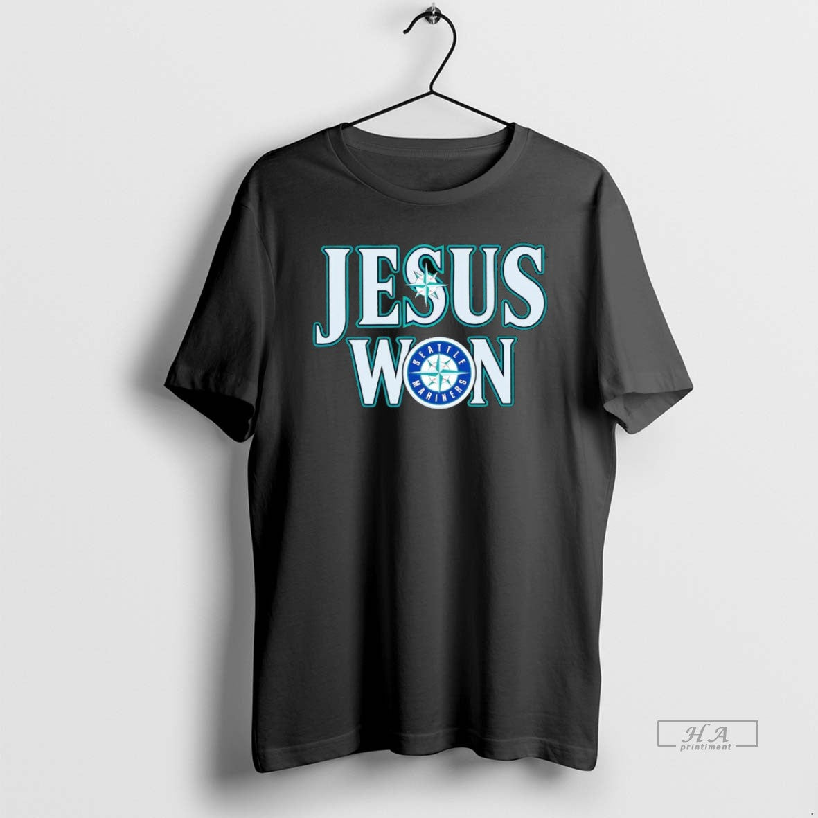 Official Seattle Mariners Jesus Won