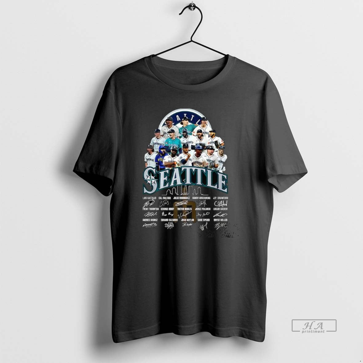 Official Seattle Mariners Mlb Al West Division Teams Champions Signature 2025