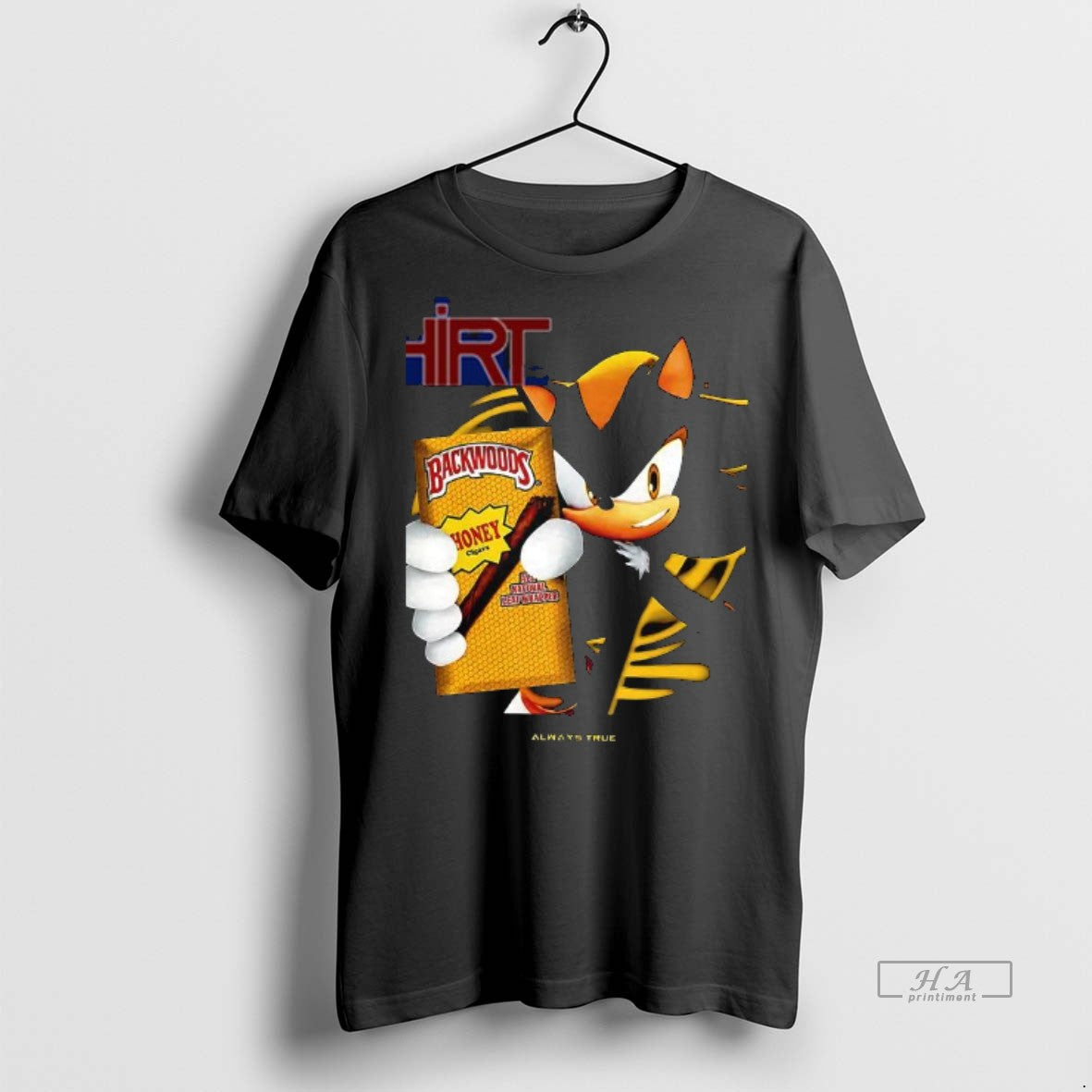 Official Shadow The Hedgehog X Backwoods Honey Cigars Always True Parody Shirt