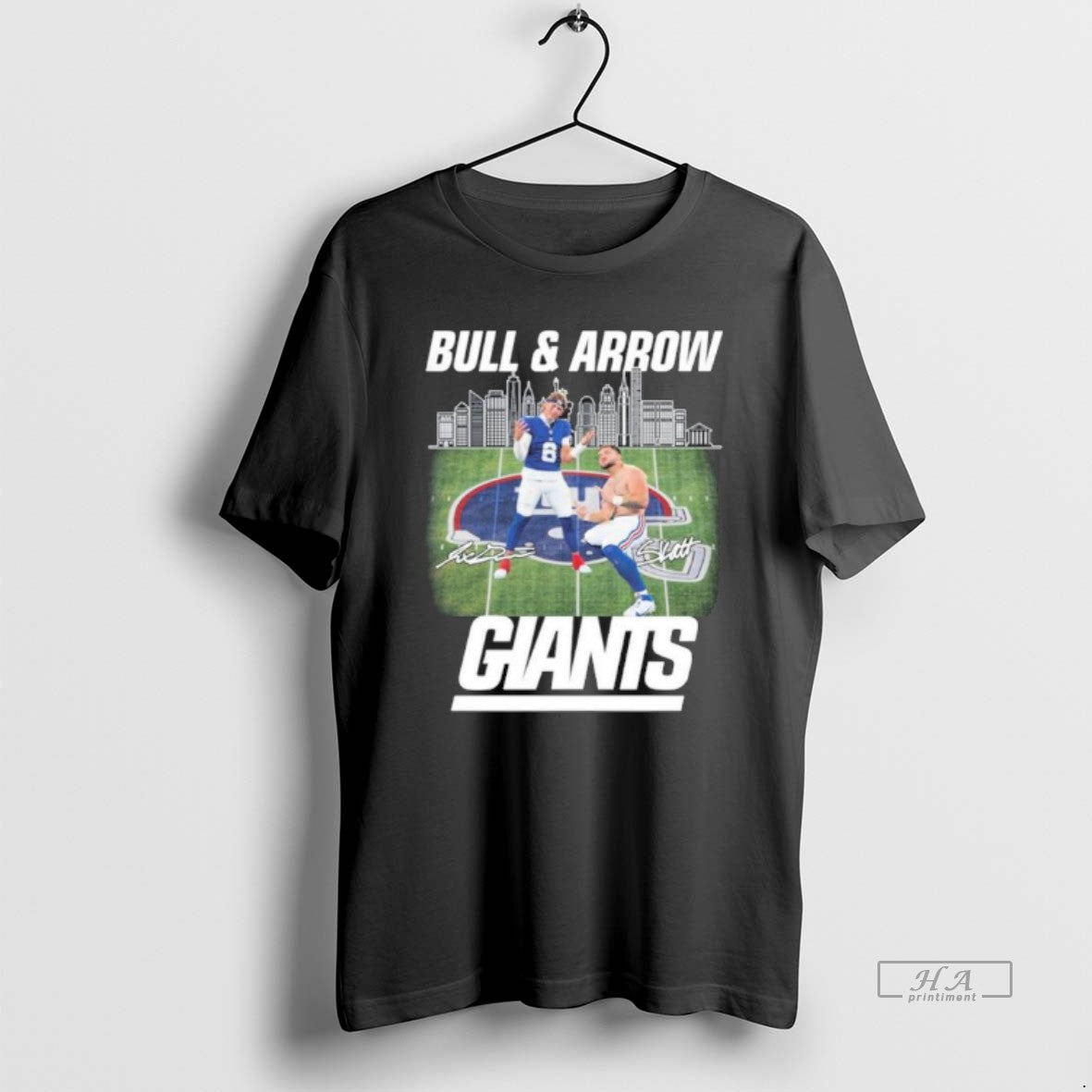 Official Skattebros Bull Arrow New York Giants