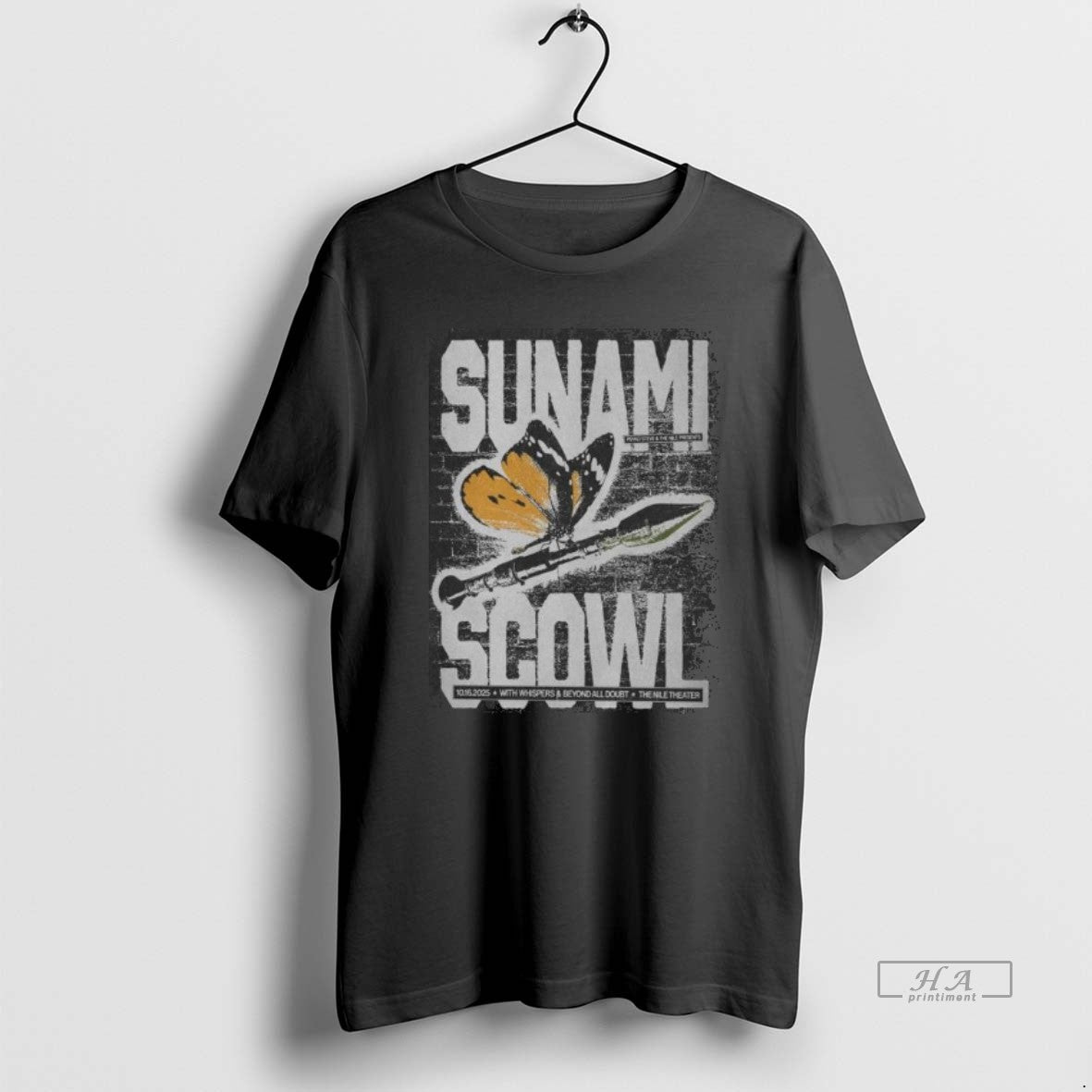 Official Sunami With Scowl Nile Theater Mesa In Mesa Az October 16 2025 Long Sleve