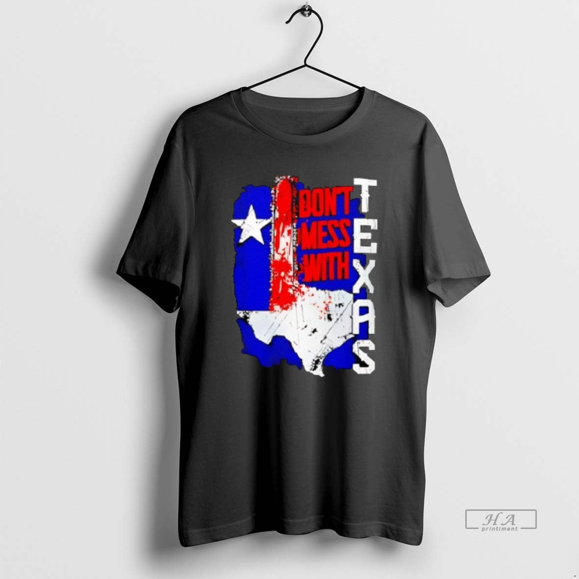 Official Texas Dont Mess With Map Retro
