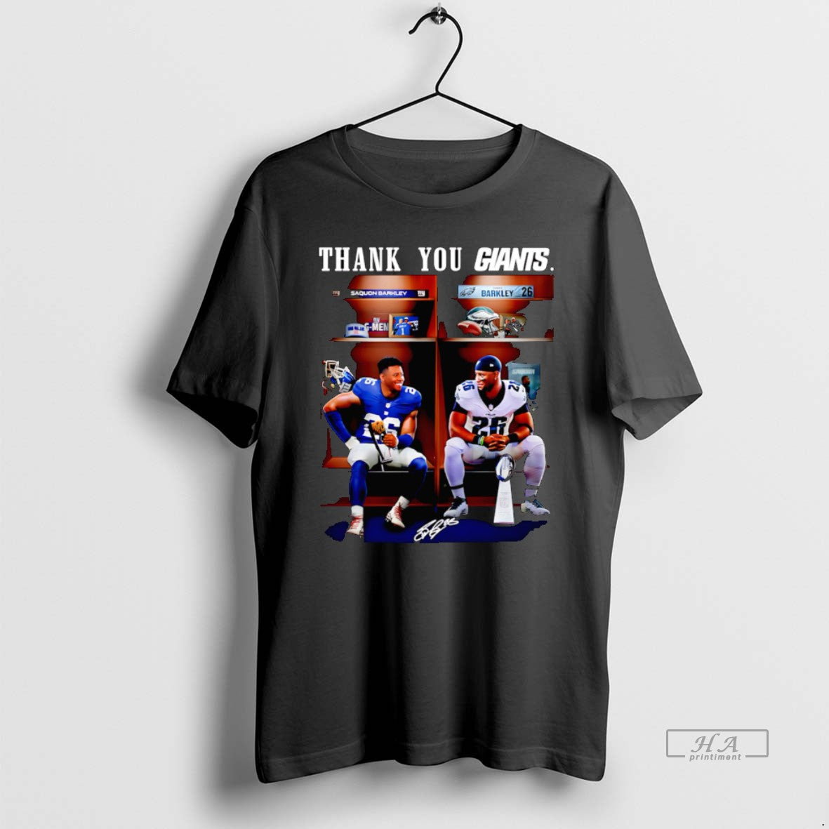 Official Thank You Giants Saquon Barkley