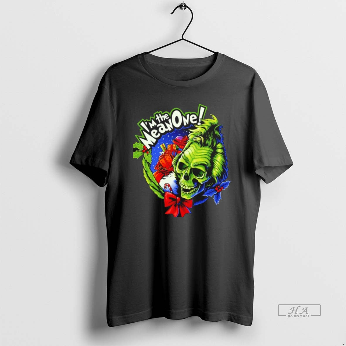 Official The Grinch Skull Im The Mean One Christmas
