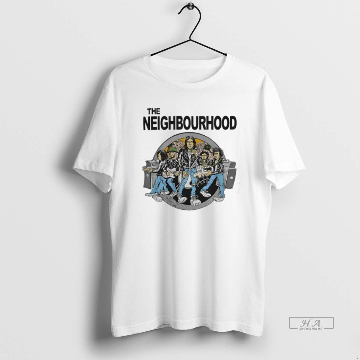 Official The Neighbourhood Band Members Caricature