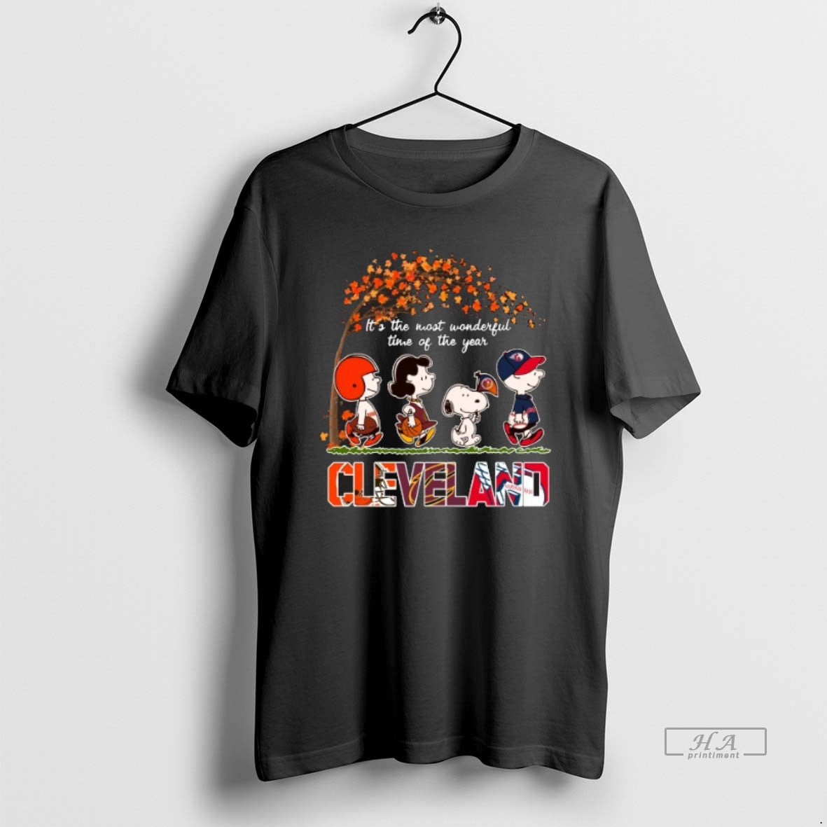 Official Trendy 2025 Its The Most Wonderful Time Of The Year Peanuts Characters X Cleveland