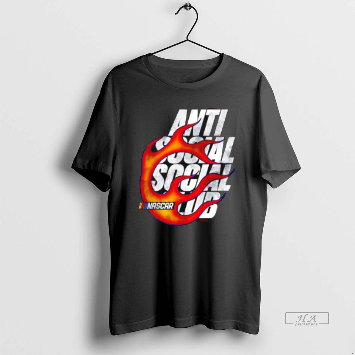 Official Trendy Anti Social Social Club Nascar Daytona Logo