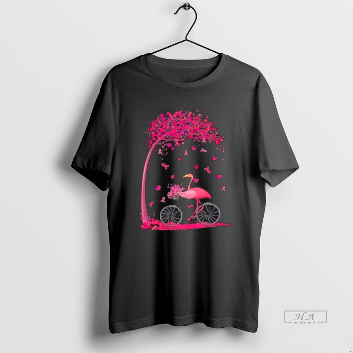 Official Trendy Breast Cancer Tree With Flamingo Cancer Survivor Awareness