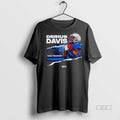 Official Trendy Derius Davis Los Angeles Chargers Torn Signature Tee Sweater